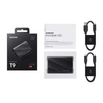 Samsung T9 zunanji SSD - 4 TB - črn Samsung T9 zunanji SSD - 4 TB - črn