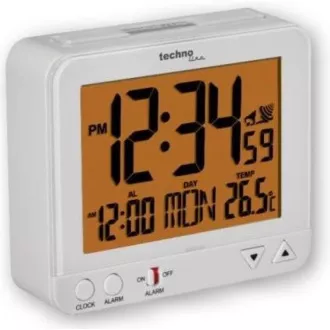 TechnoLine WT 195W - digitalna budilka bela s termometrom TechnoLine WT 195W - digitalna budilka bela s termometrom