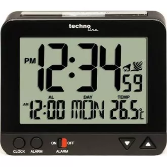 TechnoLine WT 195W - digitalna budilka bela s termometrom TechnoLine WT 195W - digitalna budilka bela s termometrom