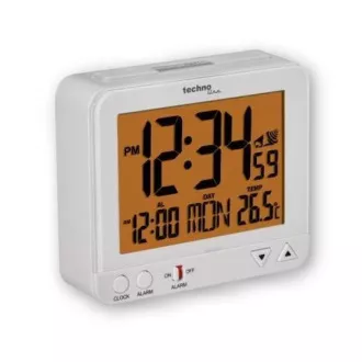 TechnoLine WT 195W - digitalna budilka bela s termometrom TechnoLine WT 195W - digitalna budilka bela s termometrom