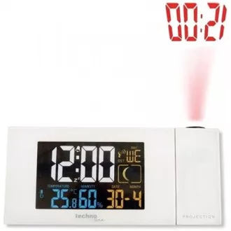 TechnoLine WT 537 - digitalna budilka s projekcijo ter merjenjem temperature in vlage v prostoru