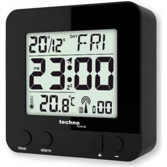Digitalna budilka TechnoLine WT 235BK, črna Digitalna budilka TechnoLine WT 235BK, črna