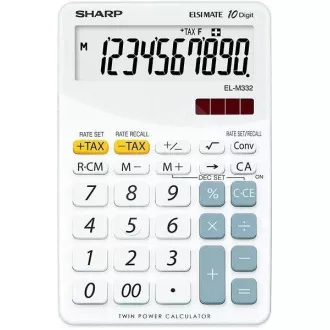 Kalkulator SHARP - EL-M332BWH - bel