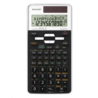 Kalkulator SHARP - EL531TGWH - bel - škatla - Solarni   baterija