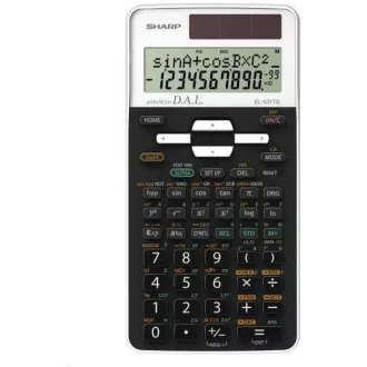 Kalkulator SHARP - EL531TGWH - bel - škatla - Solarni   baterija