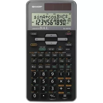 Kalkulator SHARP - EL531TGGY - siv - škatla - Solar   baterija