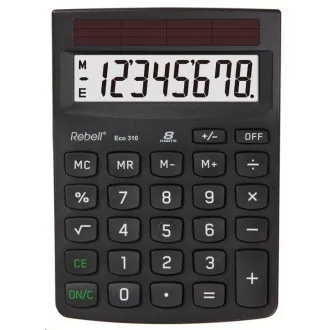 Kalkulator REBELL - Eco 310 - črn