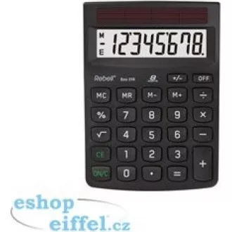Kalkulator REBELL - Eco 310 - črn