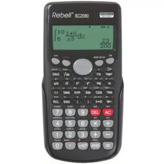 Kalkulator REBELL - SC2080S - črn