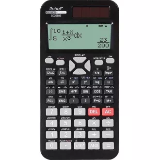 Kalkulator REBELL - SC2080S - črn