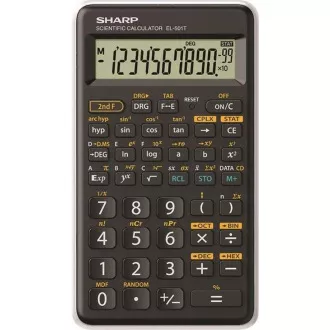 Kalkulator SHARP - EL-501T - bel (škatla)