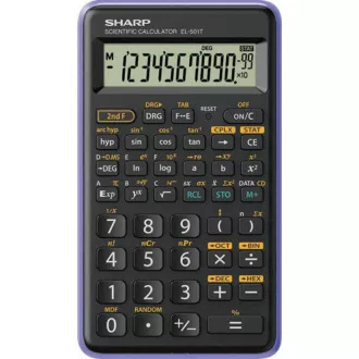 Kalkulator SHARP - EL-501T - vijoličen (škatla za pakiranje)