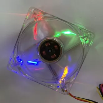 Ventilator EUROCASE 80mm, 12V/0, 15A, osvetljen RGB (3-pin) Ventilator EUROCASE 80mm, 12V/0, 15A, osvetljen RGB (3-pin)
