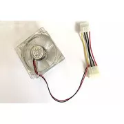 Ventilator EUROCASE 80mm, 12V/0, 14A, osvetljen RGB (molex)