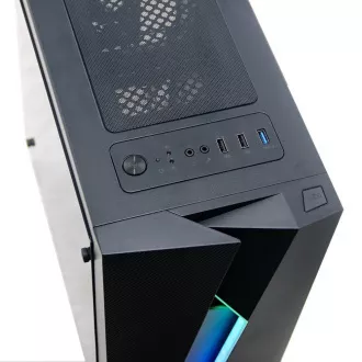 Ohišje AEROCOOL Bolt Mini, Micro tower, 1x USB 3.0, 2x USB 2.0, 2x avdio, brez napajalnika