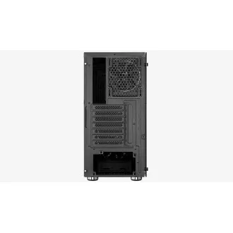 AEROCOOL ohišje Zauron Saturn FRGB ML G, Mid tower, 2x USB 3.0, 2x audio, 1x 120mm FRGB ventilator, brez napajalnika