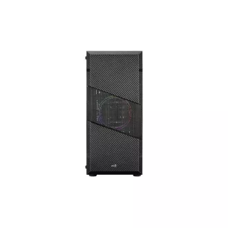 AEROCOOL ohišje Menace Saturn FRGB ML G, Mid tower, 2x USB 3.0, 2x audio, 1x 120mm FRGB ventilator, brez napajalnika