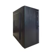 Ohišje EUROCASE MC MF-320B, Micro Tower, 2x USB 3.0, 2x avdio, brez napajalnika
