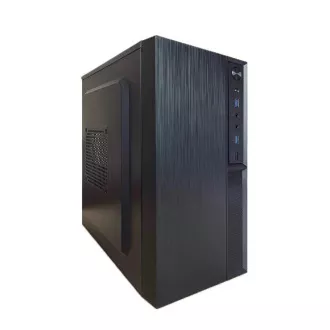 Ohišje EUROCASE MC MF-320B, Micro Tower, 2x USB 3.0, 2x avdio, brez napajalnika