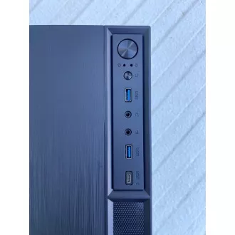 EUROCASE MC MF-320B, Micro Tower, 1xUSB-C, 2xUSB 3.0, 2x avdio, brez napajalnika