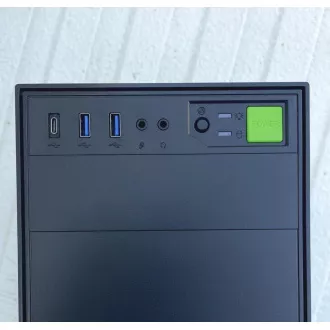 Ohišje EUROCASE ML N6-500B, Midi Tower, 1xUSB-C, 2xUSB 3.0, 2x audio, brez napajalnika