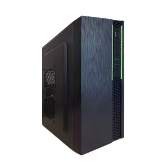 Ohišje EUROCASE ML N6-550B, Midi Tower, 1xUSB-C, 2xUSB 3.0, 2x audio, brez napajalnika