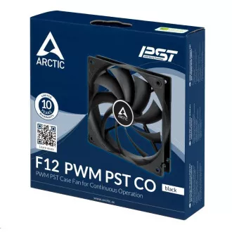ARCTIC ventilator F12 PWM PST CO 120x120x25mm, črn