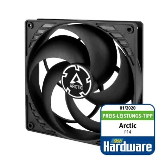 ARCTIC ventilator P14, 140mm, 3pin, črn