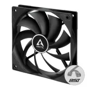 ARCTIC ventilator F12 PWM PST, 120mm, 4pin, PWM, črn
