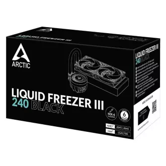ARCTIC Vodni hladilnik Liquid Freezer III 240, 2x120mm, AM5, LGA1851, črna