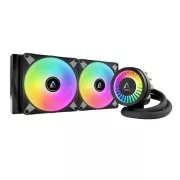 ARCTIC Liquid Freezer III 280 ARGB vodni hladilnik, 2x140mm, AM5, LGA1851, črna