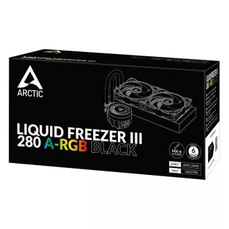 ARCTIC Liquid Freezer III 280 ARGB vodni hladilnik, 2x140mm, AM5, LGA1851, črna