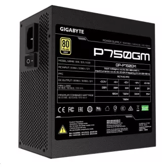 GIGABYTE napajalnik P750GM, 750W, 80plus gold, modularni, 120 mm ventilator