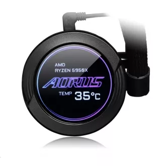Vodni hladilnik GIGABYTE AORUS WATERFORCE X 360, 120mm ARGB, LCD zaslon Vodni hladilnik GIGABYTE AORUS WATERFORCE X 360, 120mm ARGB, LCD zaslon