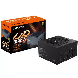 GIGABYTE napajalnik UD850GM PG5, 850W, 80  Gold, 120mm ventilator, črn