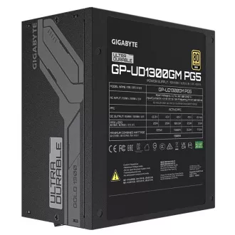 GIGABYTE napajalnik UD1300GM PG5, 1300W, 80  Gold, 140mm ventilator
