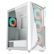 GIGABYTE ohišje GB-C301GW, ARGB Hub, prozorna stranska plošča, Mid tower, 4x ARGB ventilator, belo