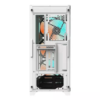 GIGABYTE ohišje GB-C301GW, ARGB Hub, prozorna stranska plošča, Mid tower, 4x ARGB ventilator, belo
