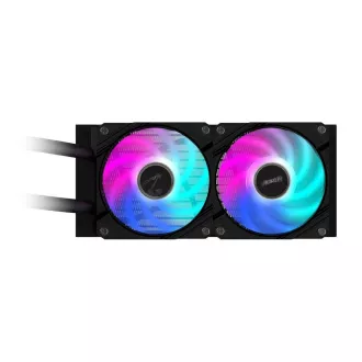 GIGABYTE vodni hladilnik AORUS WATERFORCE X II 240, 2x120mm ARGB, LCD zaslon, LGA1851, AM5