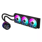 GIGABYTE vodni hladilnik AORUS WATERFORCE X II 360, 2x120mm ARGB, LCD zaslon, LGA1851, AM5