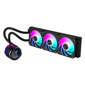 GIGABYTE vodni hladilnik AORUS WATERFORCE X II 360, 2x120mm ARGB, LCD zaslon, LGA1851, AM5