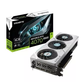 GIGABYTE VGA NVIDIA GeForce RTX 4070 SUPER EAGLE ICE OC 12G, 12G GDDR6X, 3xDP, 1xHDMI GIGABYTE VGA NVIDIA GeForce RTX 4070 SUPER EAGLE ICE OC 12G, 12G GDDR6X, 3xDP, 1xHDMI