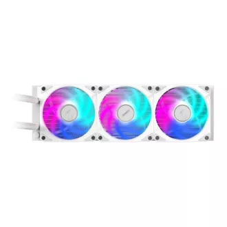 GIGABYTE vodni hladilnik AORUS WATERFORCE II 360I, 3x120mm, ARGB, LGA1851, AM5, bela