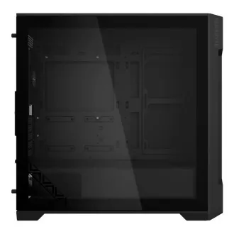 Ohišje GIGABYTE GB-C102G, Mid Tower, 2x USB3.0, prozorna stranska plošča, 2x 120mm ventilator, črno