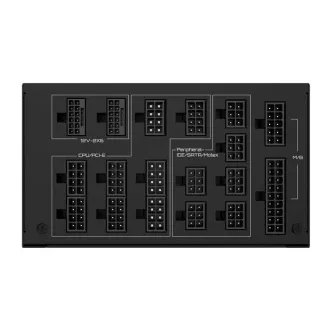 Napajalnik GIGABYTE UD1600PM PG5 AI TOP, 1600W, 80  Platinum, 140mm ventilator