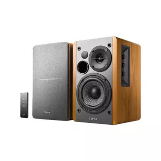 EDIFIER Zvočniki R1280T, aktivni, 42 W, WiiM Mini Smart Wi-Fi Audio Streamer, rjavi EDIFIER Zvočniki R1280T, aktivni, 42 W, WiiM Mini Smart Wi-Fi Audio Streamer, rjavi