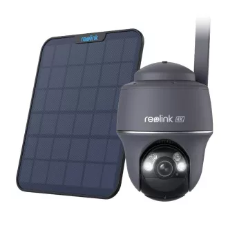 REOLINK Varnostna kamera Go Series G440, Go Ultra, 8MP 4G LTE, 2 sončni plošči, siva