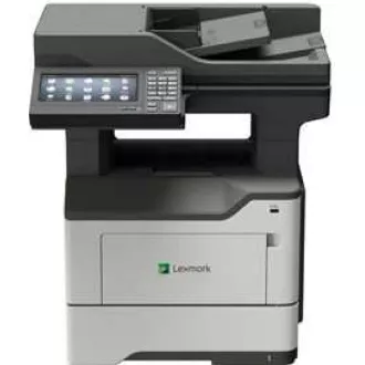 LEXMARK Večnamenski črno-beli tiskalnik MX622adhe, A4, 47 strani na minuto, 2048 MB, barvni zaslon LCD, obojestranski tisk, DADF, USB 2.0, LAN