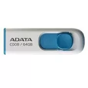 ADATA Flash disk 64 GB C008, USB 2.0 Classic, bel