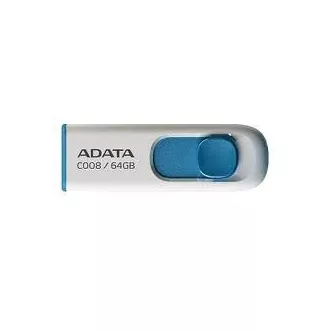 ADATA Flash disk 64 GB C008, USB 2.0 Classic, bel